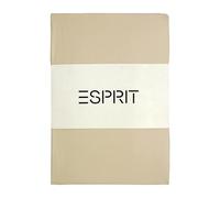 Esprit Drap Housse 180x200 Coton Beige - Drap-Housse 200x220 Bonnet 30 cm - Housse de Couette 200x200 pour Matelas jusqu'à 30cm - certifié Oeko-Tex - Linge de Lit pour Maison - Confortable