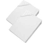 ESPRIT Drap-housse PREMIUM Blanc 200 x 200 cm - 2 paires
