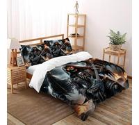Esprit du Mal Ensemble De Literie Diable Set Housse De Couette 3 Pièces Adulte Enfant -2 Taie d'oreiller(50 * 75) King（220x240cm）