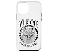 Esprit d'un Guerrier Viking de la mythologie Nordique en Forme de cœur de Loup Coque pour iPhone 12 Mini