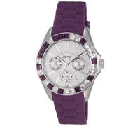 Esprit - ES102392015 - Montre Femme - Quartz Analogique - Cadran Argent - Bracelet Silicone Violet