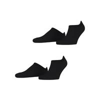 ESPRIT Active Basic Multipack W Sn coton unies lot de 2 paires, Chaussettes basses Femme, Noir Black 0010, 35-38