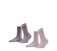 Esprit Femme Allover Stripe 2-pack W So Cotton Patterned 2 Pairs, Multicolore Ssortiment 0130, 35-38 EU