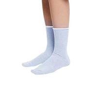 ESPRIT Allover Stripe Multipack W So coton fantaisie lot de 2 paires, Chaussettes Femme, Bleu Blue Mix 0020, 39-42