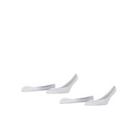 ESPRIT Basic 2-Pack, Socquettes Invisibles Femme, Coton, Blanc (White 2000), 39-42 (Lot De 2)