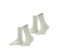 ESPRIT Basic Pure Multipack W So coton unies lot de 2 paires, Chaussettes Femme, Blanc Off-White 2040, 39-42