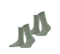 ESPRIT Femme Basic Pure Multipack W So Coton Unies Chaussettes, Vert Frosty Grey 7180, 35-38 EU