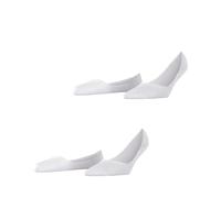 ESPRIT Cotton Invisible Multipack W In fines unies lot de 2 paires, Chaussettes invisibles Femme, Blanc White 2000, 35-38