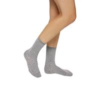 ESPRIT Fine Dot Multipack W So coton fantaisie lot de 2 paires, Chaussettes Femme, Gris Light Grey Melange 3390, 39-42