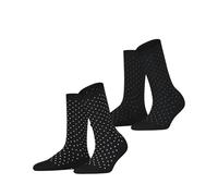 ESPRIT Femme Fine Dot Multipack W So Coton Fantaisie Chaussettes, Noir Black 3000, 35-38 EU