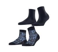 ESPRIT Femme Geranium Multipack W Sso Coton Fantaisie Chaussettes De Sport, Bleu Navy Blue Mix 0040, 39-42 EU