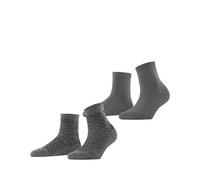 ESPRIT femme Heart Pattern 2-Pack chaussettes coton respirant