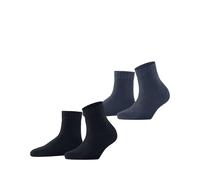 ESPRIT Femme Plush W Sso Coton Unies Chaussettes, Bleu Marine Blueberry Peel 0040, 35-38 EU