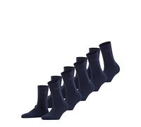 Esprit Femme Solid 5-pack W So Coton Unies Lot De 5 Paires Chaussettes, Bleu (Marine 6120), 36-41 EU