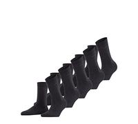 Esprit Femme Solid 5-pack W So Coton Unies Lot De 5 Paires Chaussettes, Gris (Anthracite Melange 3080), 36-41 EU