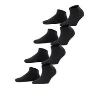 ESPRIT Femme Solid W Sn Coton Unies Chaussettes De Sport, Noir Black 3000, 36-41 EU