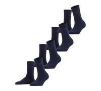 ESPRIT Femme Solid W So Coton Unies Chaussettes, Bleu Marine 6120, 36-41 EU