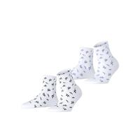 ESPRIT Twig W Sso coton fantaisie lot de 2 paires, Chaussettes Femme, Multicolore Weiß 0030, 39-42