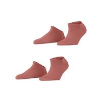 ESPRIT Uni Multipack W Sn coton unies lot de 2 paires, Chaussettes basses Femme, Rose Peach 8796, 39-42