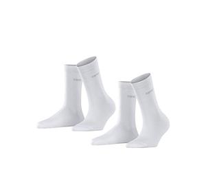 ESPRIT Femme Uni Multipack W So Coton Unies Chaussettes, Blanc White 2000, 35-38 EU