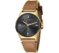 Esprit Femmes Analogique Quartz Montre avec Bracelet en Cuir ES1L032L0035