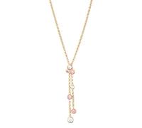 Esprit Femmes Collier 925 Argent Or Rose/Rose Sweet Parfait ESNL93189B420
