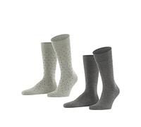 ESPRIT Fine Dot 2-Pack Chaussettes Homme Coton Biologique Durable Multicolore Motif Fantaisie Coupe Mi-Mollet Pour Été Ou Hiver Lot De 2 Paires