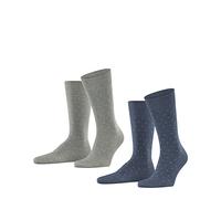 ESPRIT Fine Dot 2-Pack M SO coton motif fantaisie lot de 2 paires, Chaussettes Homme, Multicolore (Sortiment 0090), 43-46