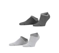 ESPRIT Fine Stripe Multipack M Sn coton fantaisie lot de 2 paires, Chaussettes basses Homme, Gris Grey Mix 0020, 39-42
