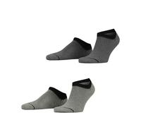 ESPRIT Fine Stripe Multipack M Sn coton fantaisie lot de 2 paires, Chaussettes basses Homme, Noir Black Mix 0050, 43-46