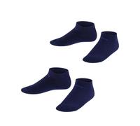 ESPRIT Foot Logo Multipack K Sn coton unies lot de 2 paires, Chaussettes basses Mixte enfant, Bleu Marine 6120, 27-30