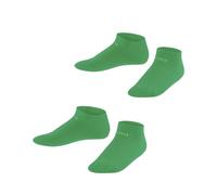 ESPRIT Foot Logo Multipack K Sn coton unies lot de 2 paires, Chaussettes basses Mixte enfant, Vert Apple 7200, 27-30