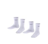 ESPRIT Foot Logo Multipack K So coton unies 2 paires, Chaussettes Mixte Enfant, Blanc Off-White 2010, 23-26