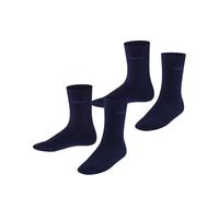 ESPRIT Foot Logo Multipack K So coton unies 2 paires, Chaussettes Mixte Enfant, Bleu Marine 6120, 35-38