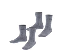 ESPRIT Foot Logo Multipack K So coton unies lot de 2 paires, Chaussettes Mixte enfant, Gris Light Grey Melange 3390, 31-34