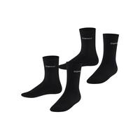 ESPRIT Foot Logo Multipack K So coton unies lot de 2 paires, Chaussettes Mixte enfant, Noir Black 3000, 35-38