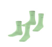 ESPRIT Foot Logo Multipack K So coton unies lot de 2 paires, Chaussettes Mixte enfant, Vert After Eight 7134, 35-38