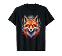 Esprit géométrique Tribal de Mystic Fox Head Forest T-Shirt