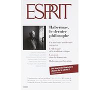 Esprit - Habermas, le dernier philosophe: Août-septembre 2015
