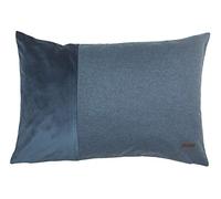 ESPRIT Harp Lot de 2 housses de coussin, décoratives, 38 x 58 cm, bleu pétrole, convient au salon, sans rembourrage, en 100 % polyester