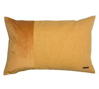 ESPRIT Harp Lot de 2 housses de coussin, décoratives, 38 x 58 cm, jaunes, convient au salon, sans rembourrage, en 100 % polyester