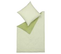 ESPRIT home Nano-Seersucker Garniture de lit Caja Taille 155x220 + 80x80 cm Couleur vert-090