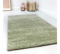 Esprit Home Tapis moderne à poils courts - Pour salon, couloir, chambre à coucher - California (160 x 225 cm, vert menthe)
