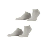 ESPRIT homme Basic Uni 2-Pack socquettes respirantes biologiques durables coton chaussettes basses renforcées résistantes douces couture plate aux orteils multipack lot de 2 paires