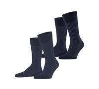 ESPRIT Illusional Grid Multipack M So coton fantaisie lot de 2 paires, Chaussettes Homme, Bleu Navy Blue Mix 0040, 39-42