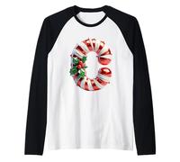 Esprit Joyeux de Noël à la Canne à Sucre Manche Raglan