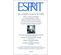 Esprit - La corruption, la peur et la révolte Juin 2011 - Collectif - Esprit - broché - Revue
