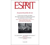 Esprit - La pauvreté perdue de vue Octobre 2012 - Collectif - Esprit - broché - Revue