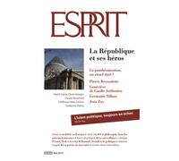 Esprit - La république et ses héros Mars 2015 - Collectif - Esprit - broché - Revue