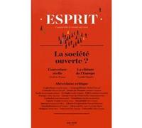Esprit - La société ouverte ? Frédéric Worms (Auteur)